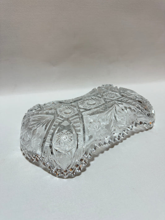 Massivt glasfat- 1900-tal