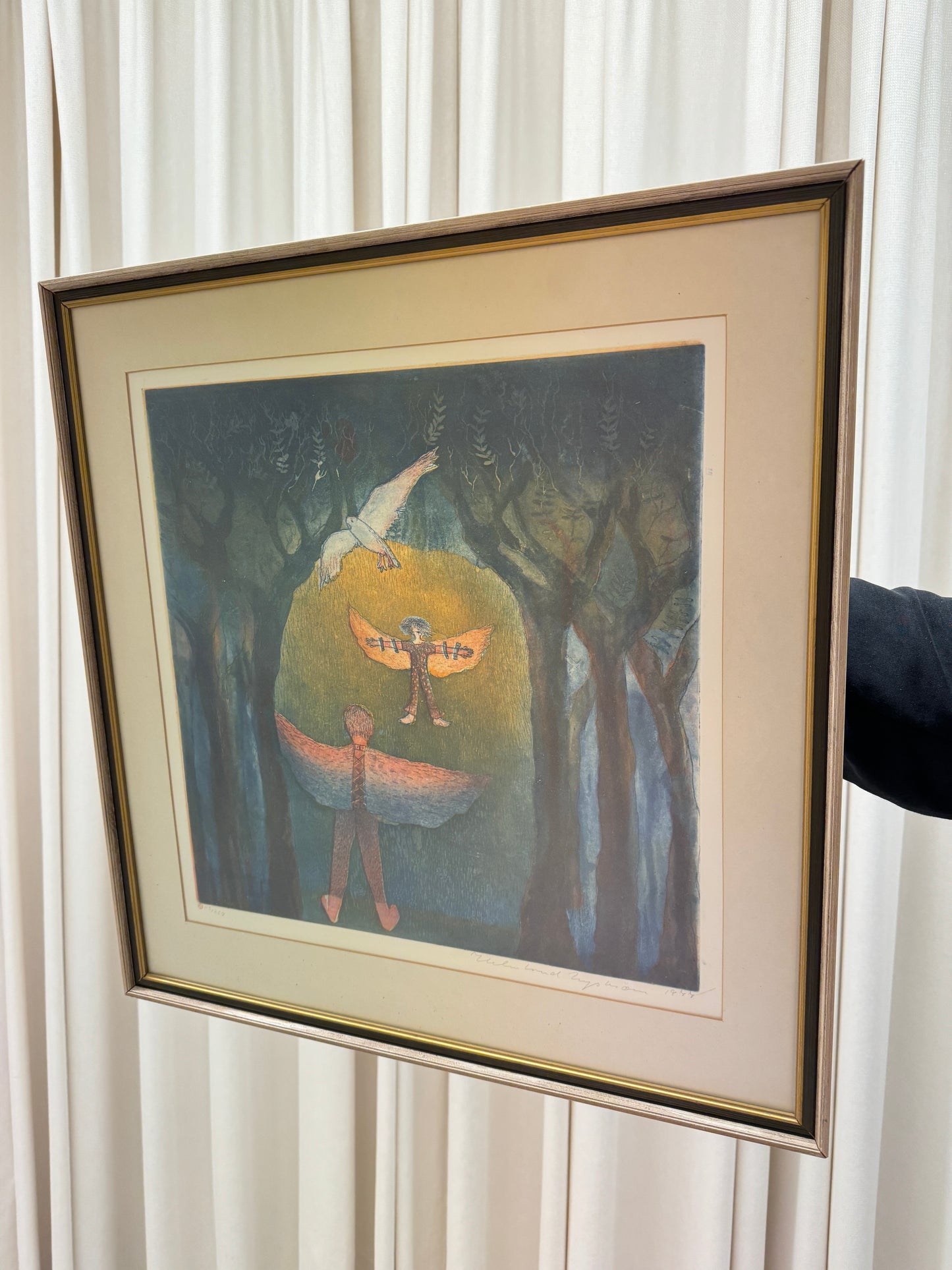 Litografi - Helmtrud Nyström