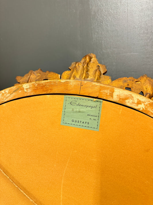 Oval spegel ”Gustafs”