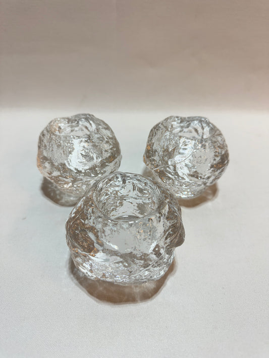 Ljuslykta - Snöboll - Kosta Boda