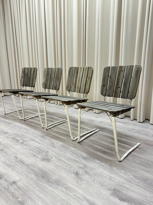 4 st Trädgårdsstolar