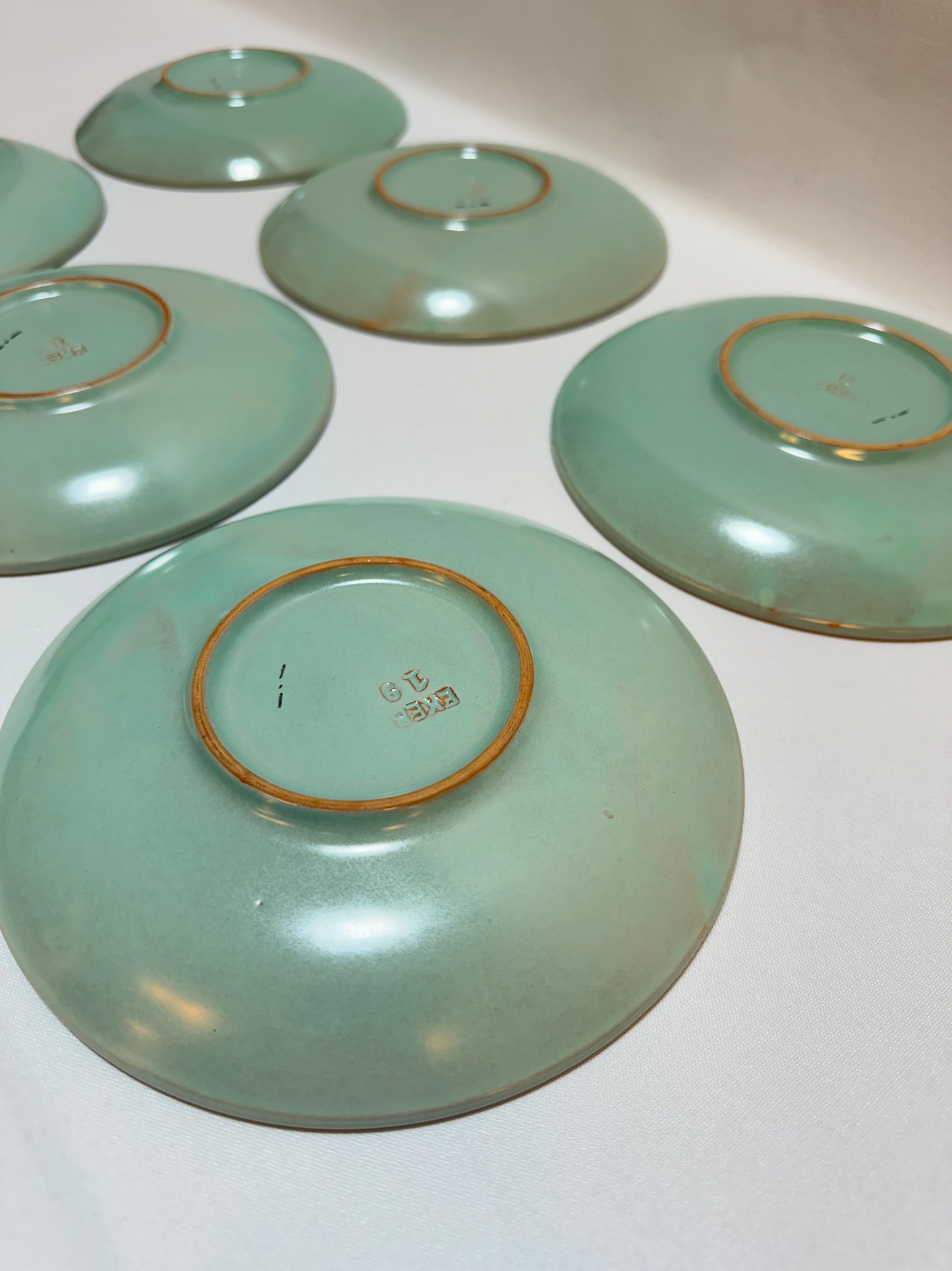 6 st Assietter - Upsala Ekeby