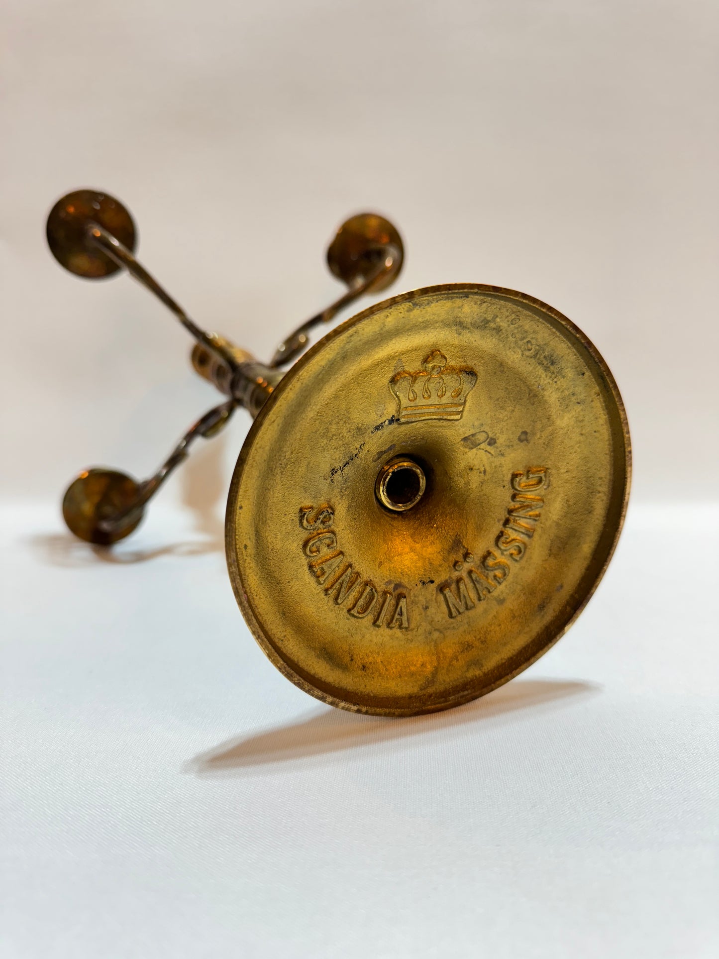 Ljusstake mässing - Scandia