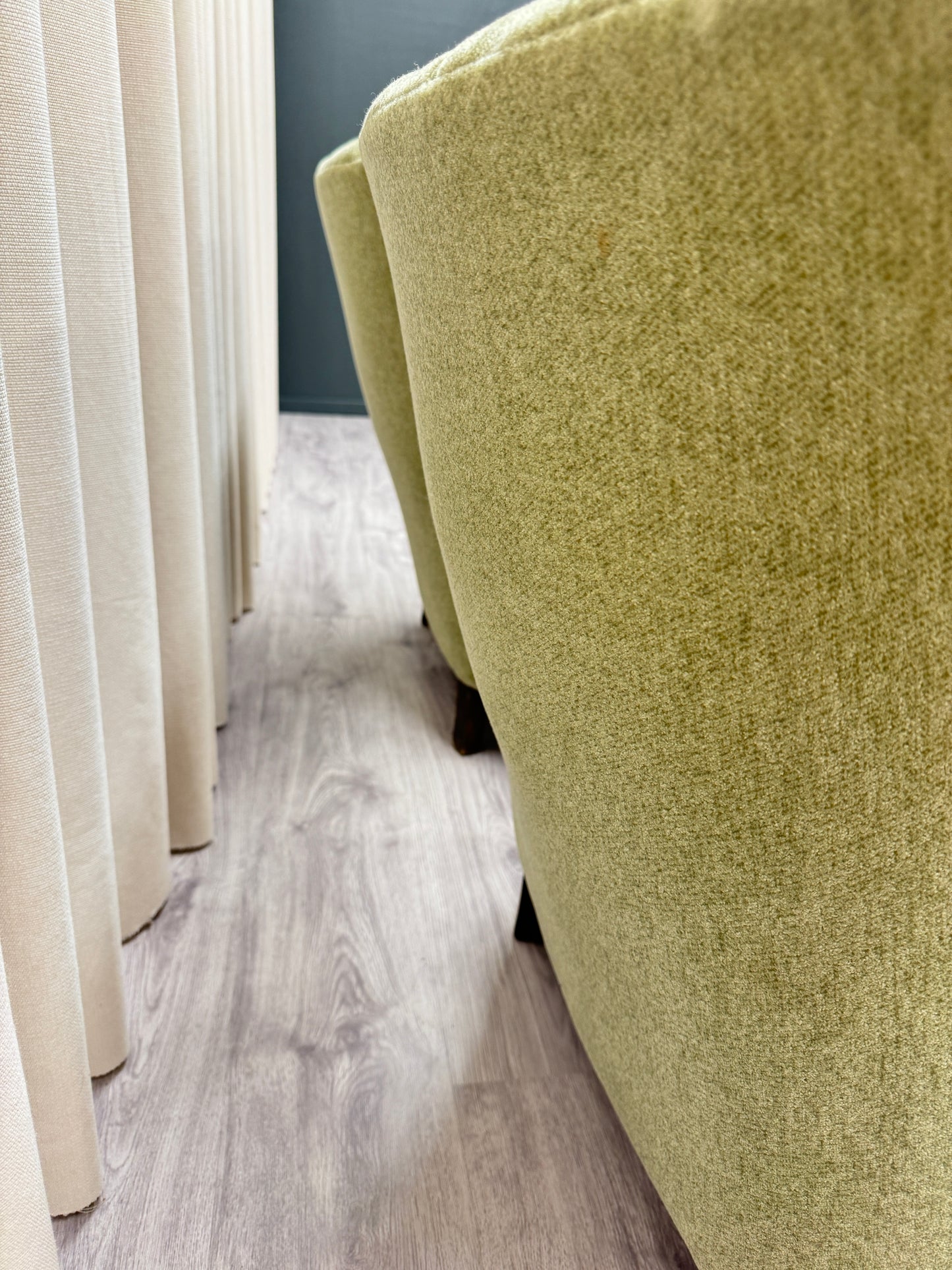 2 st Art Deco fåtöljer - Gröna