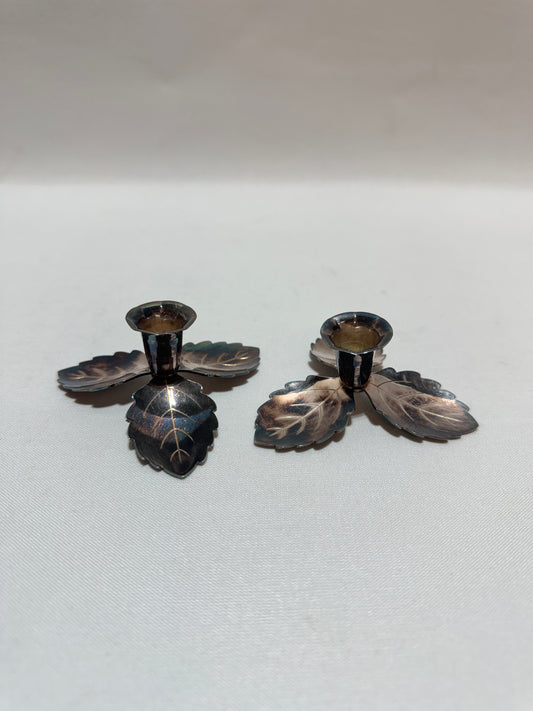 2 st Lövljusstakar - Mini