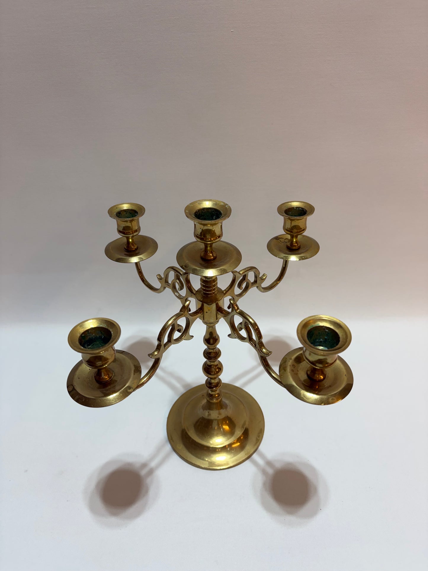 Mässingkandelabel - 1900-tal
