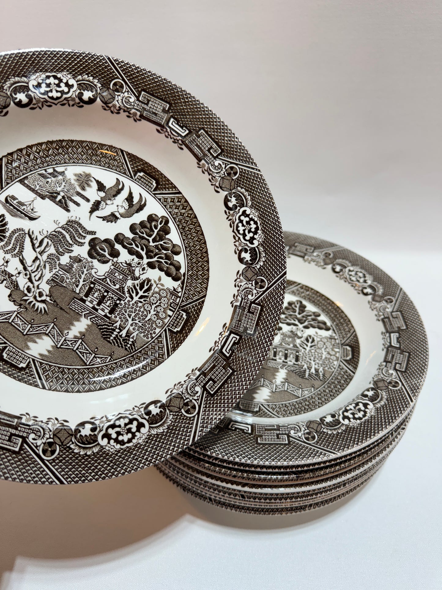 12 st Tallrikar ”Willow”