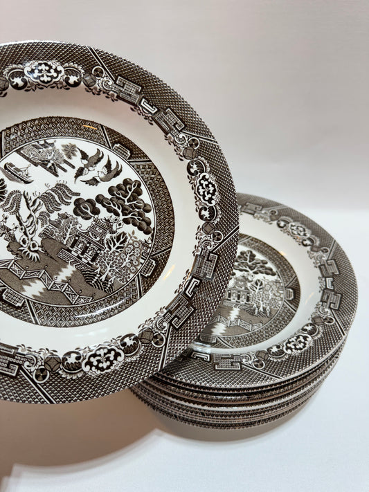 12 st Tallrikar ”Willow”