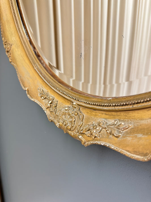 Oval guldspegel - 1900 tal