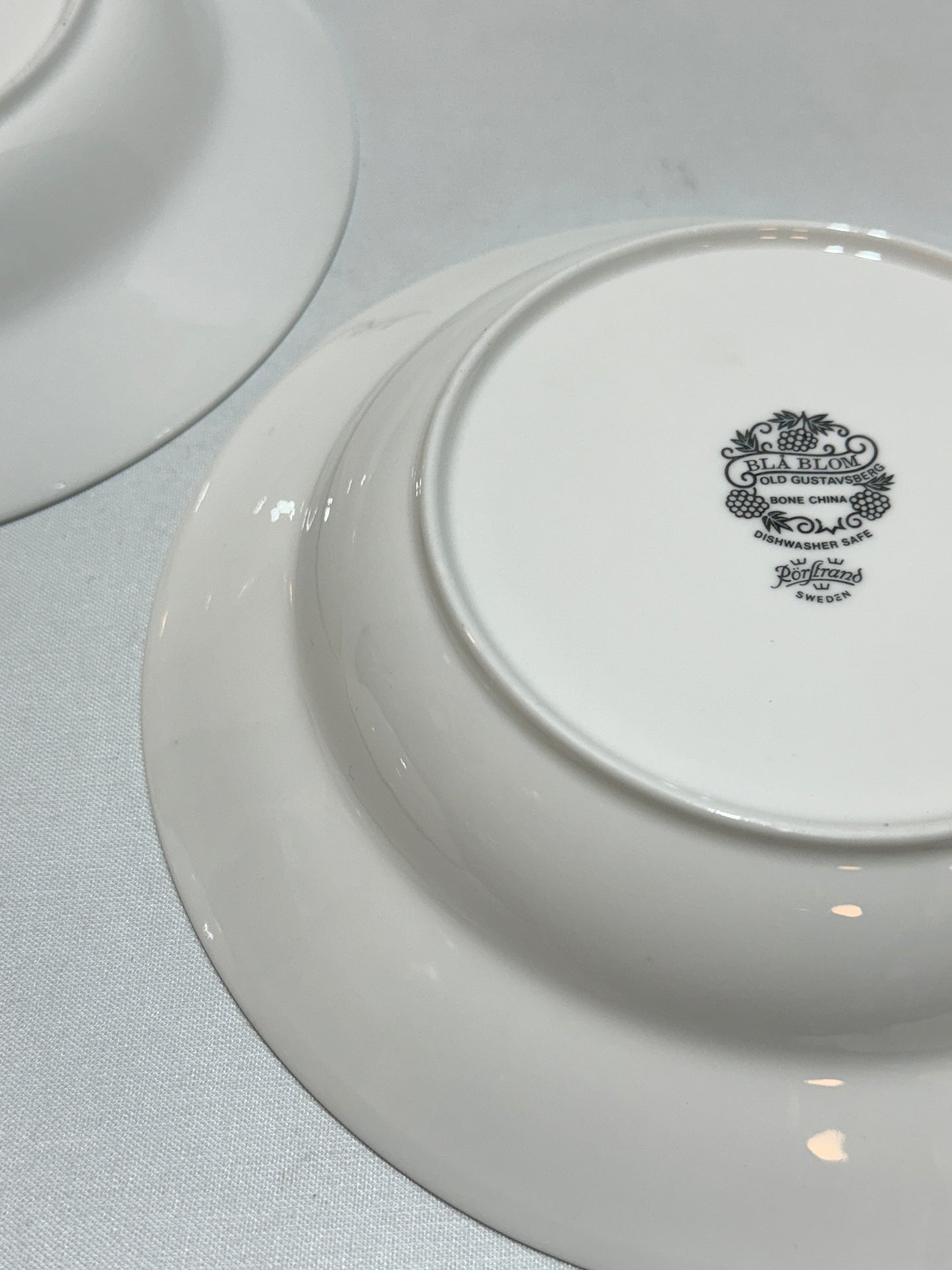 Djuptallrik - Blå Blom