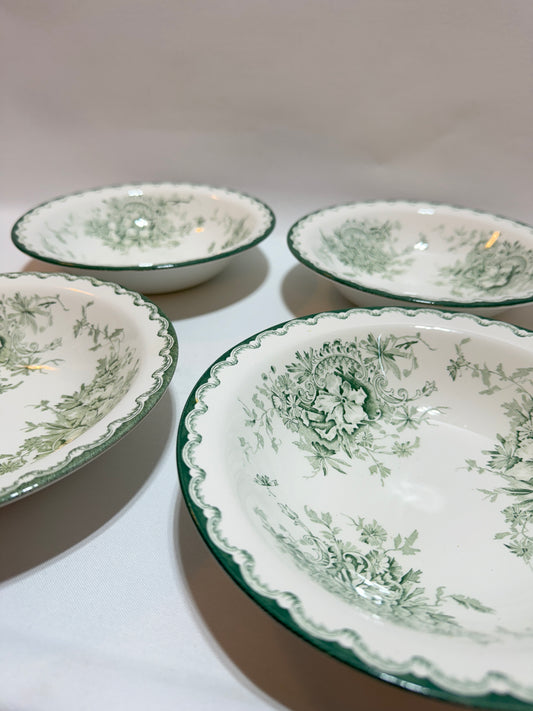 4 st djuptallrikar ”Gröna Anna” Rörstrand