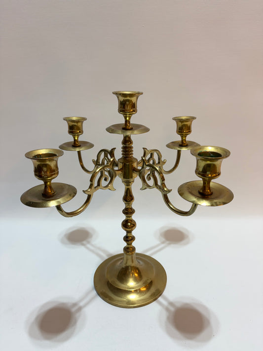 Mässingkandelabel - 1900-tal