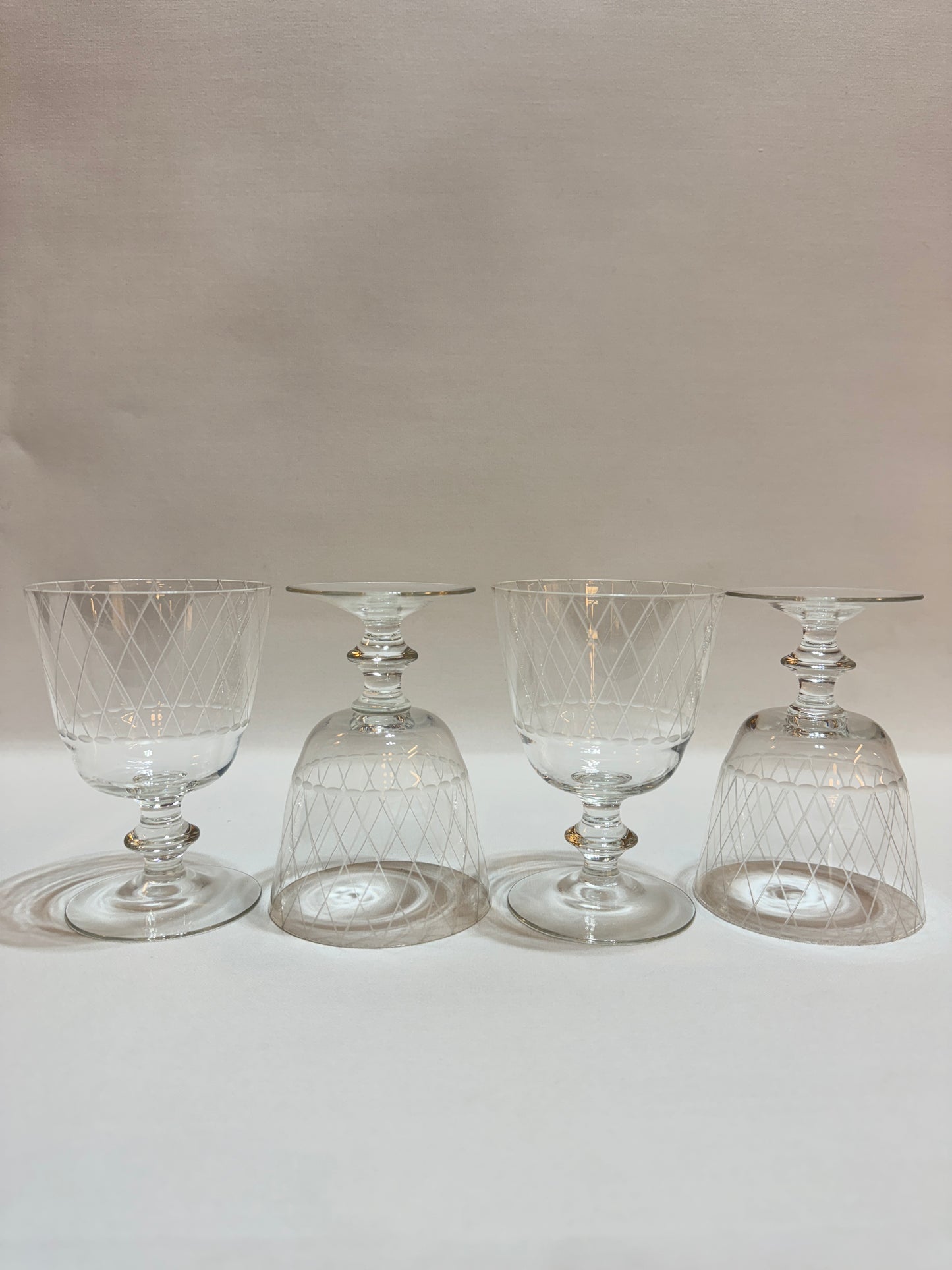 4 st Vinglas - Vicke Lindstrand