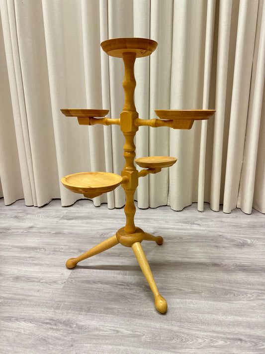 Blompiedestal i trä