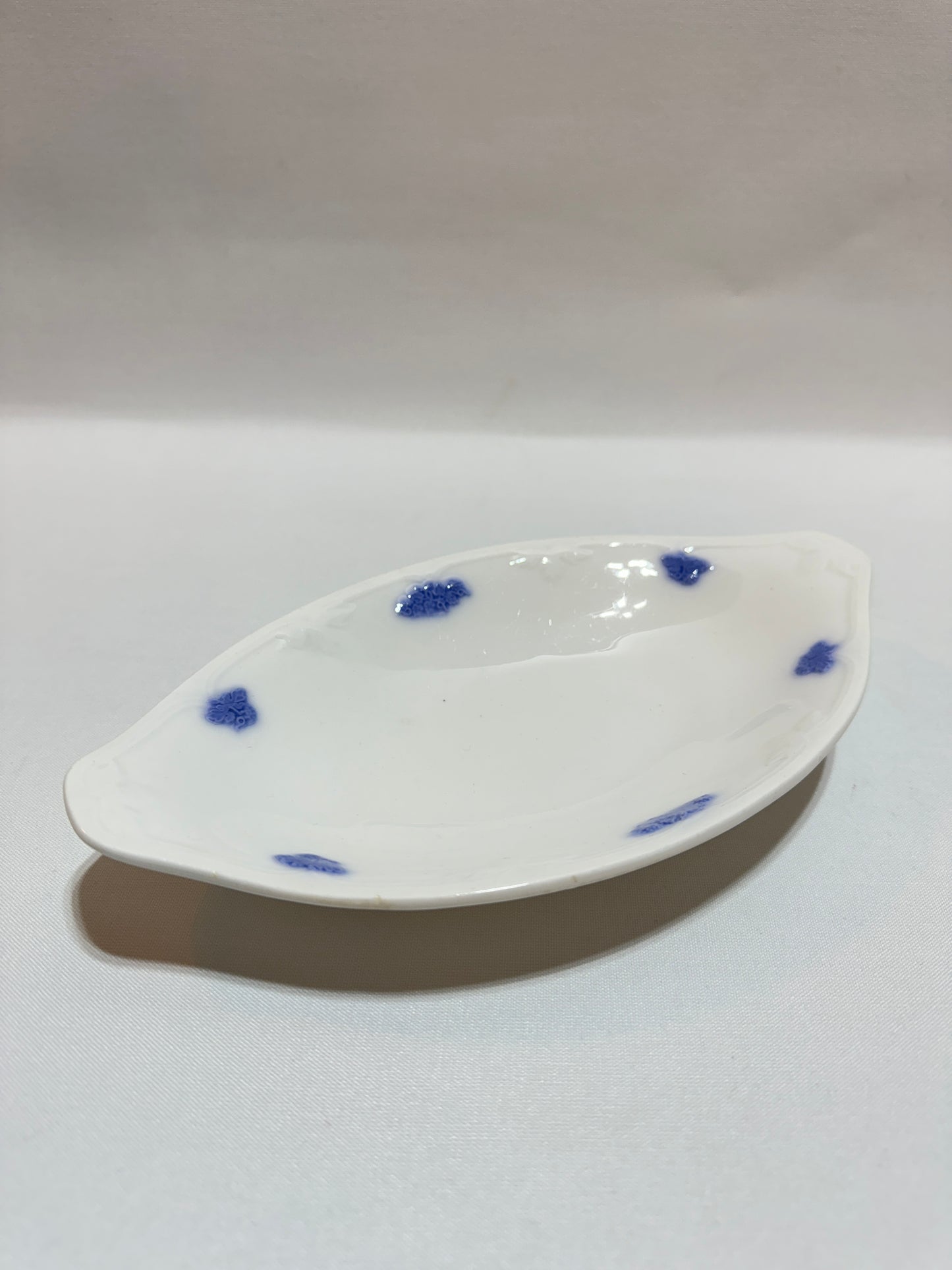 Små uppläggningsfat - Blå Blom