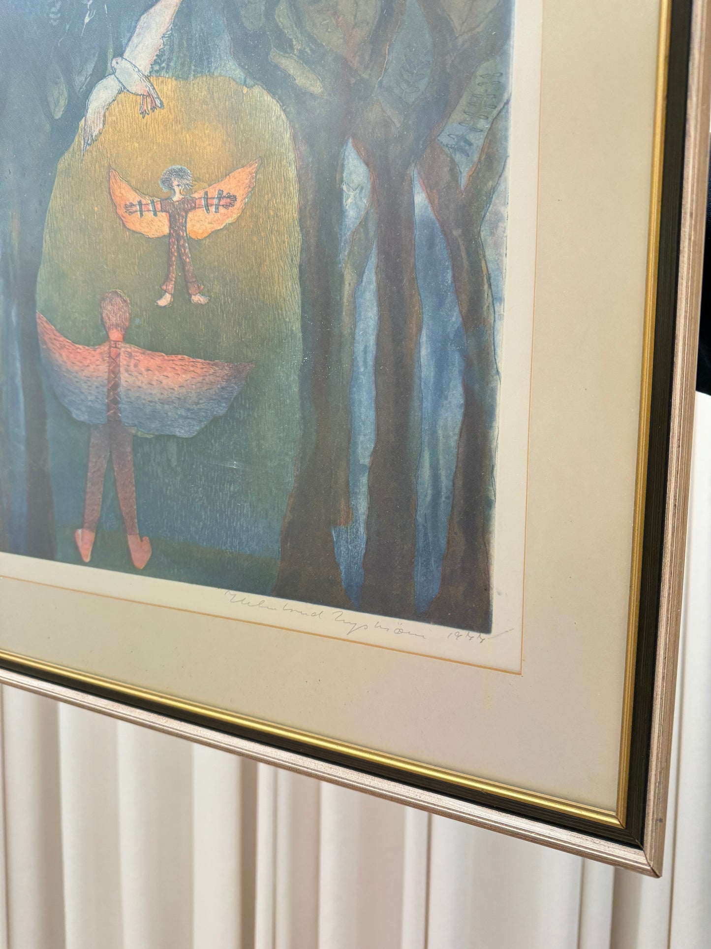 Litografi - Helmtrud Nyström