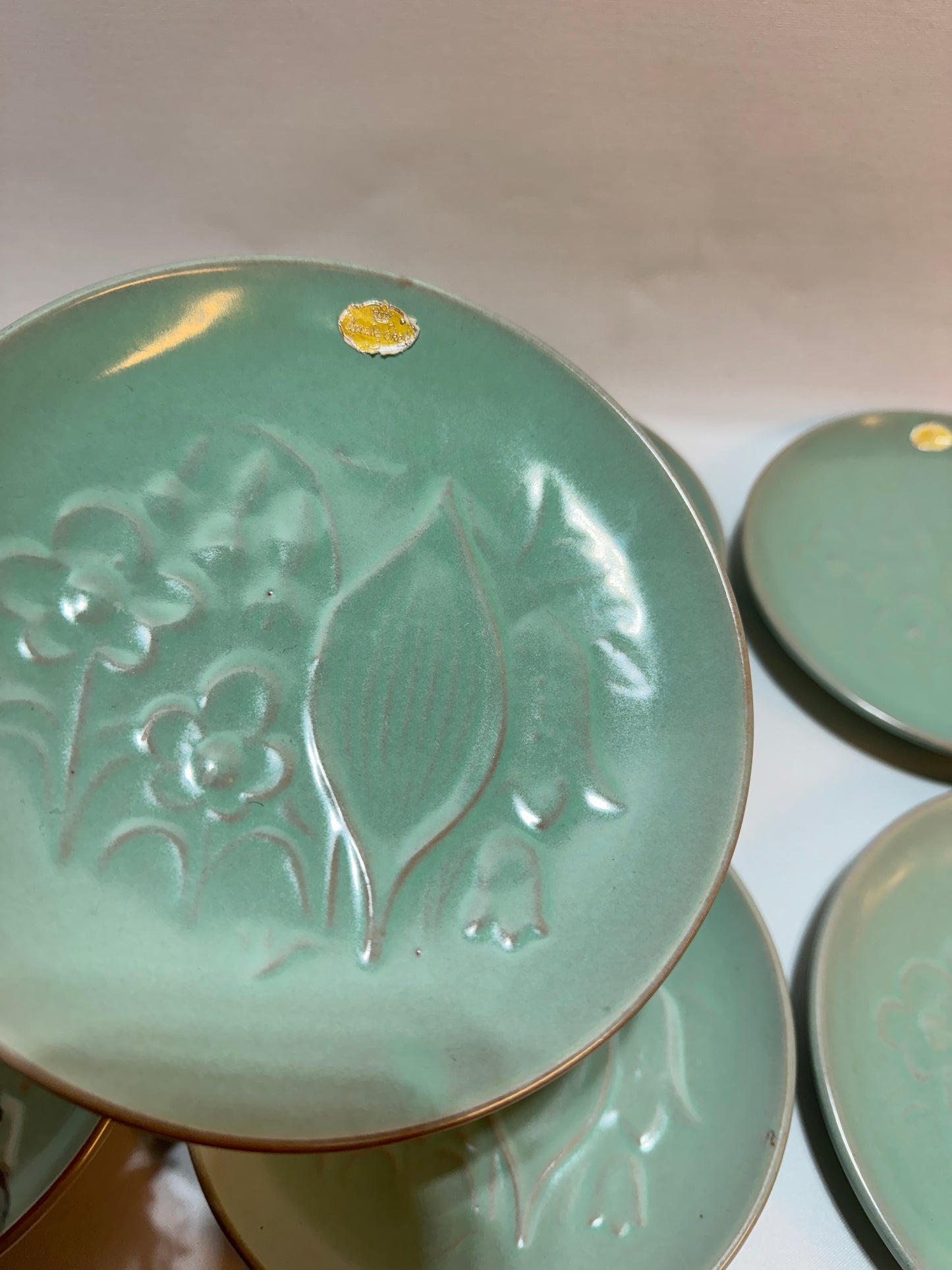 6 st Assietter - Upsala Ekeby