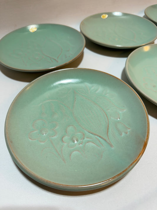 6 st Assietter - Upsala Ekeby