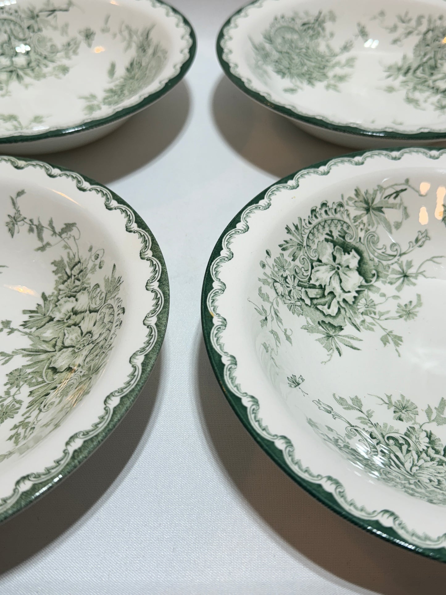4 st djuptallrikar ”Gröna Anna” Rörstrand