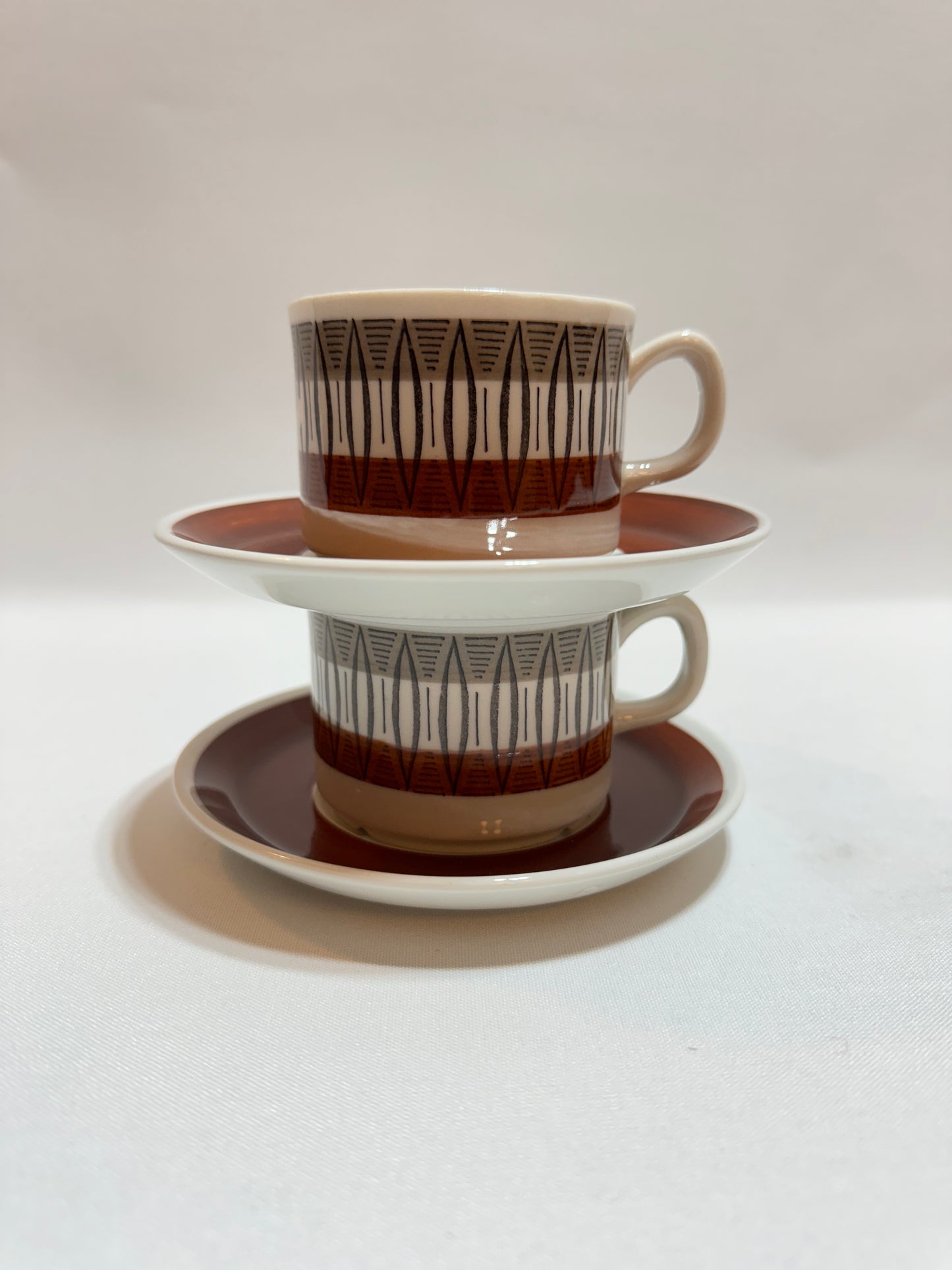 Kaffekopp med fat Lansett ”Gefle porslin”