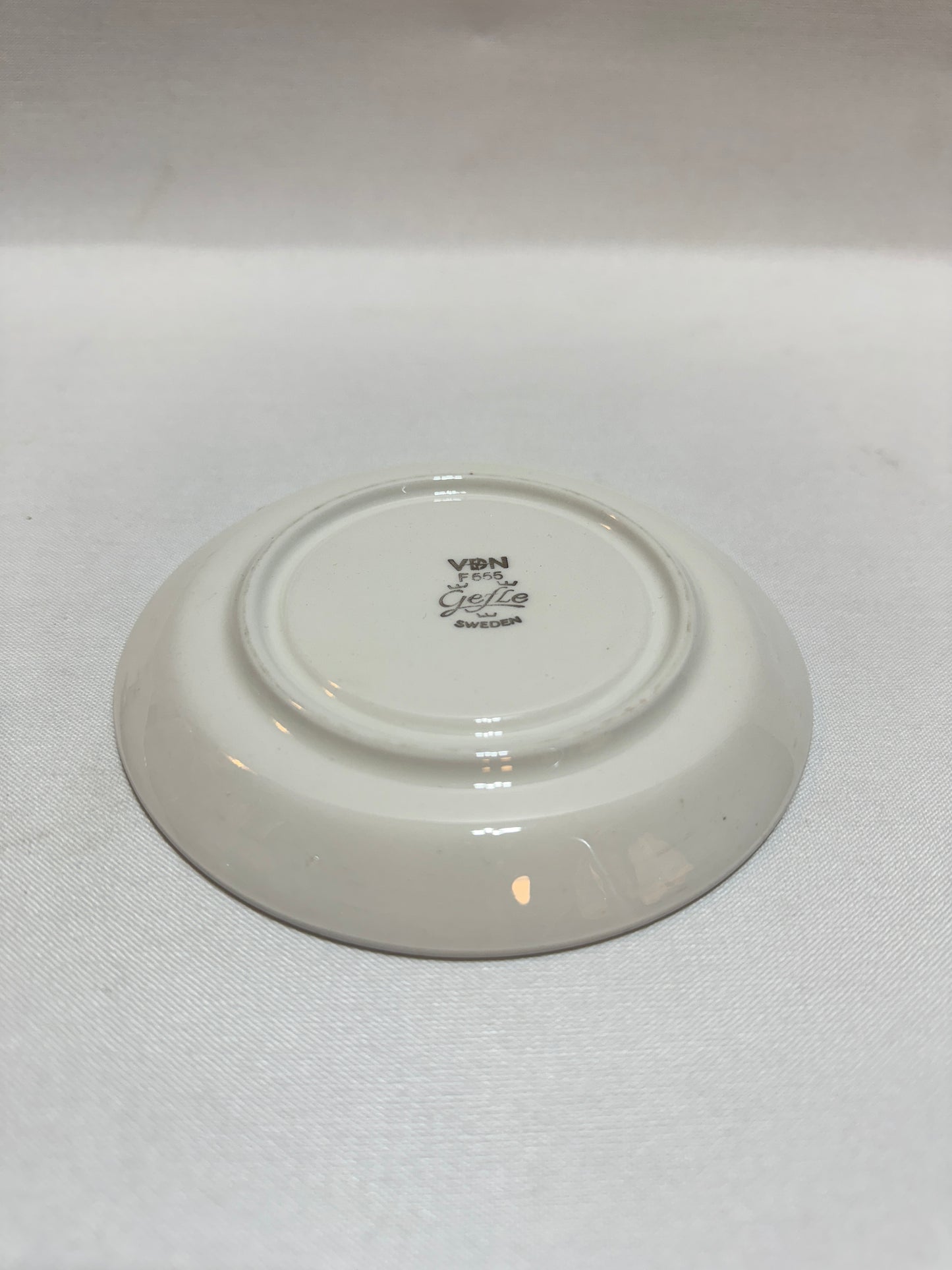 Kaffekopp med fat Lansett ”Gefle porslin”