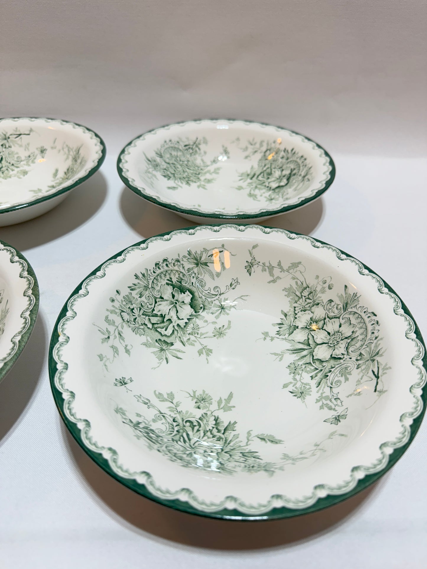 4 st djuptallrikar ”Gröna Anna” Rörstrand
