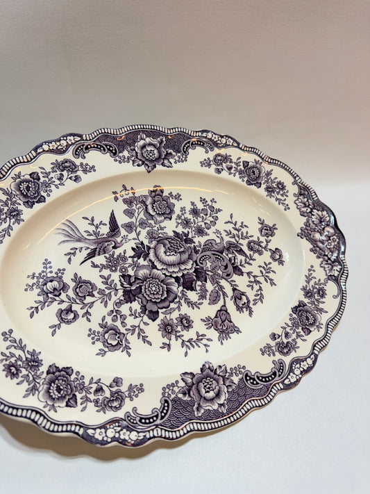 Stort uppläggningsfat ”Bristol” Crown Ducal