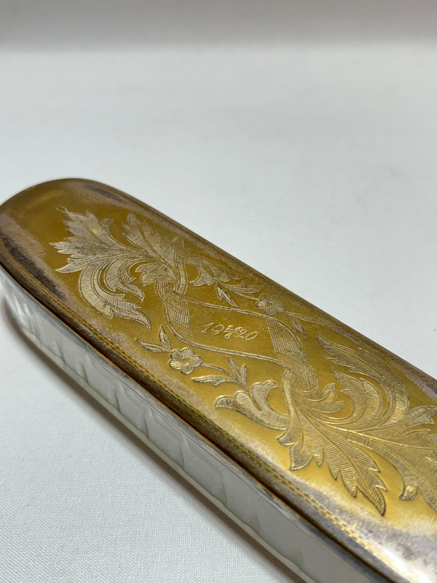 Avlångt glasskrin - 1920-tal