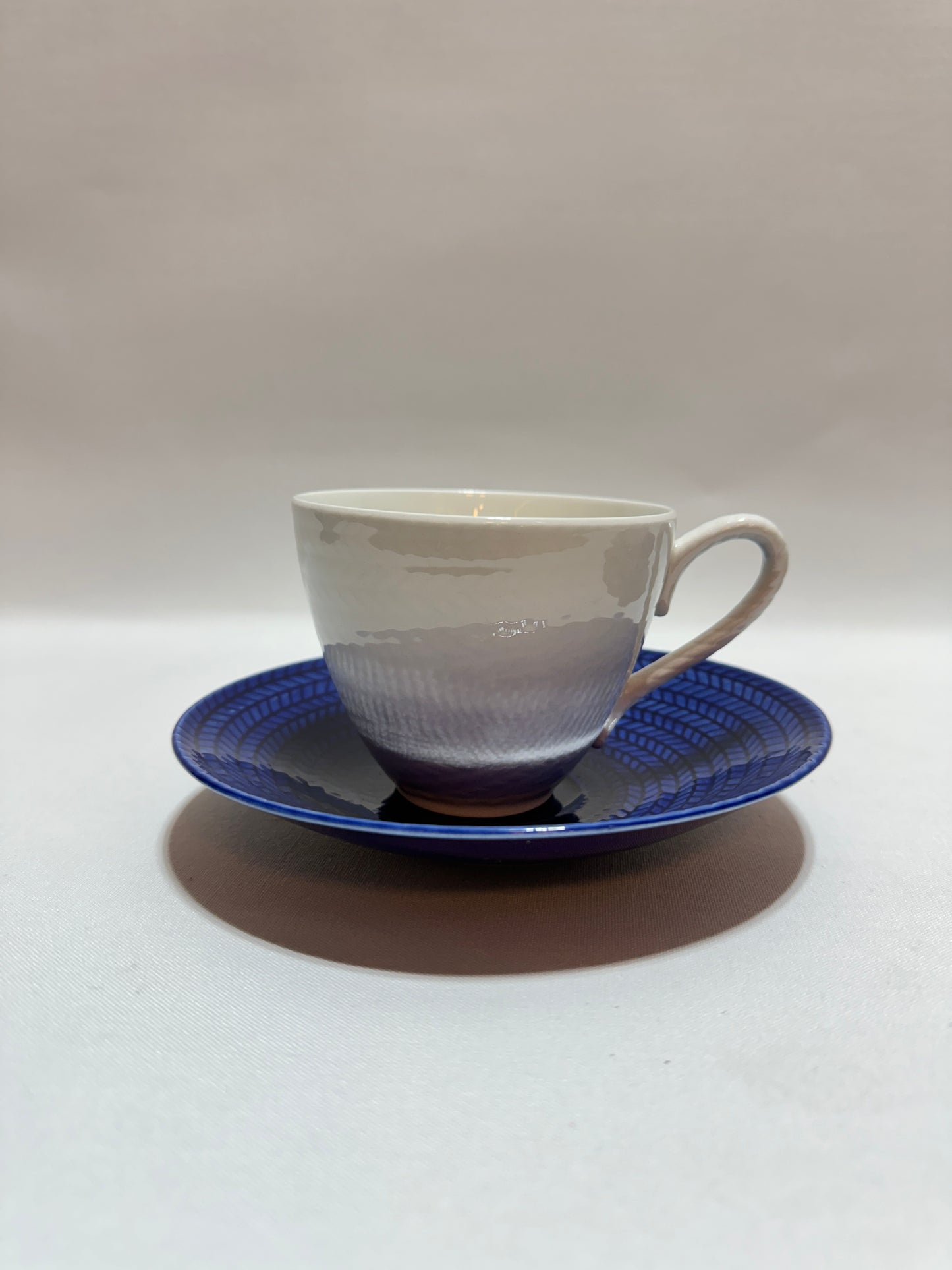 Kaffekopp med fat - Blå eld - Rörstrand