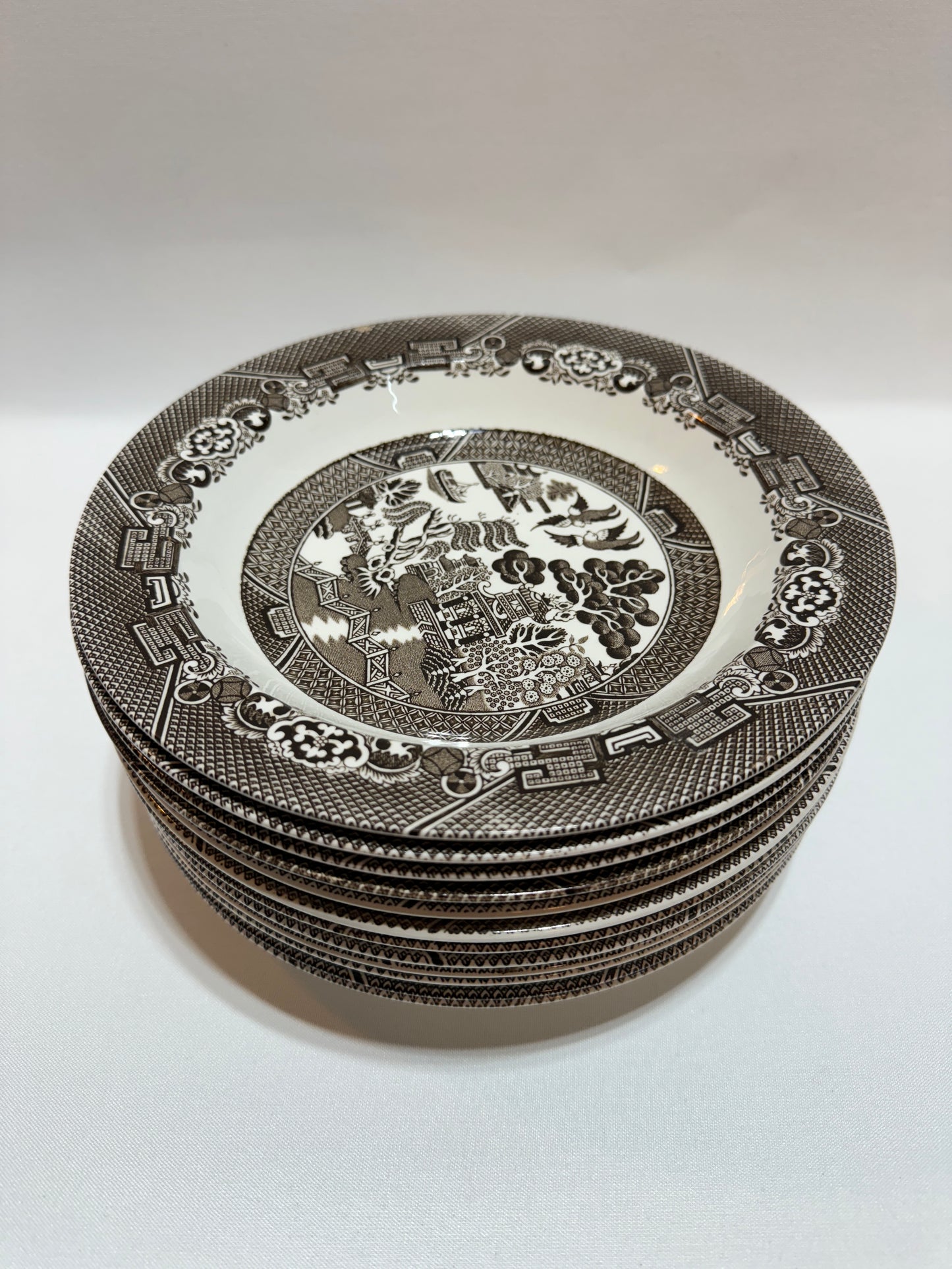 12 st Tallrikar ”Willow”