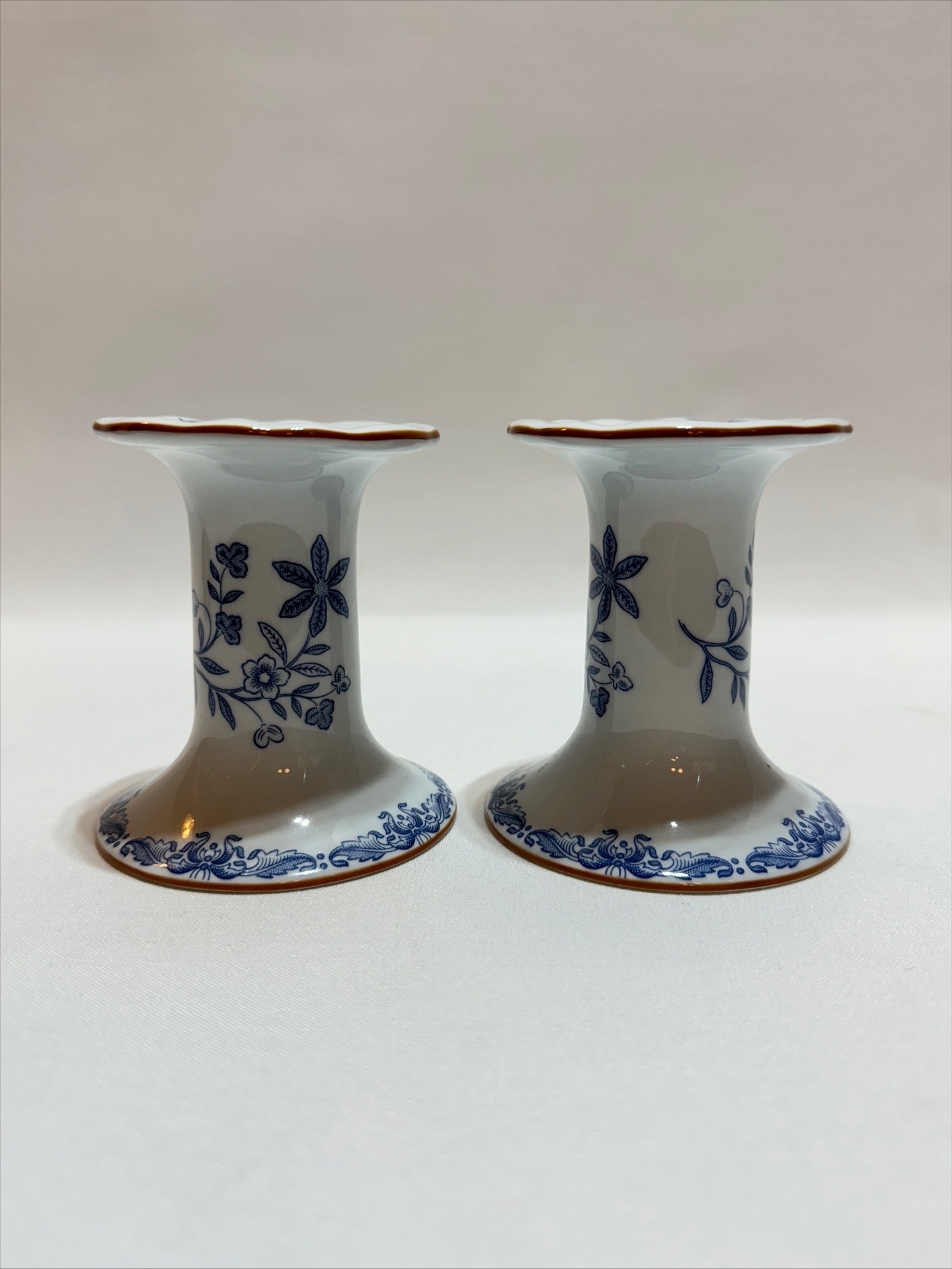 2 st ljusstakar - Ostindia Rörstrand