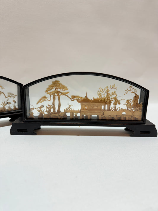 2 st Dioramor 1900-tal