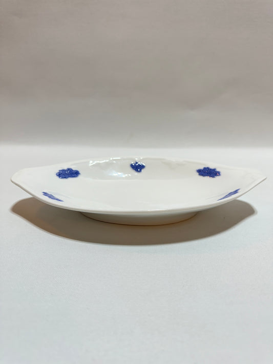 Små uppläggningsfat - Blå Blom