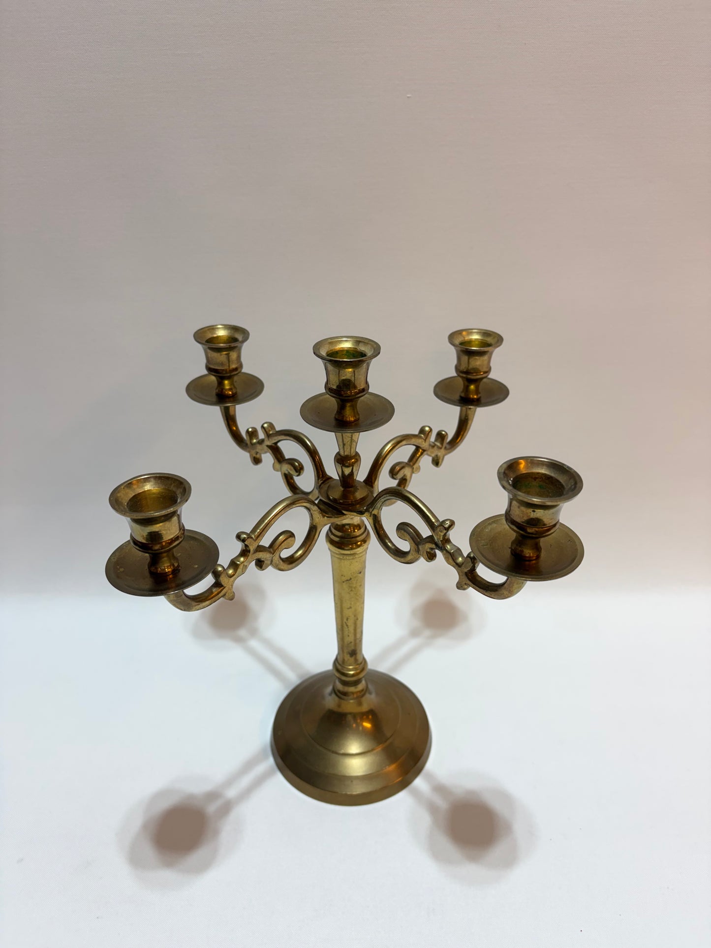 Mässingkandelabel - 1900-tal