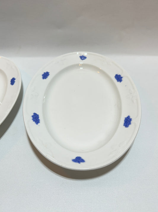 Mellan uppläggningsfat - Blå Blom