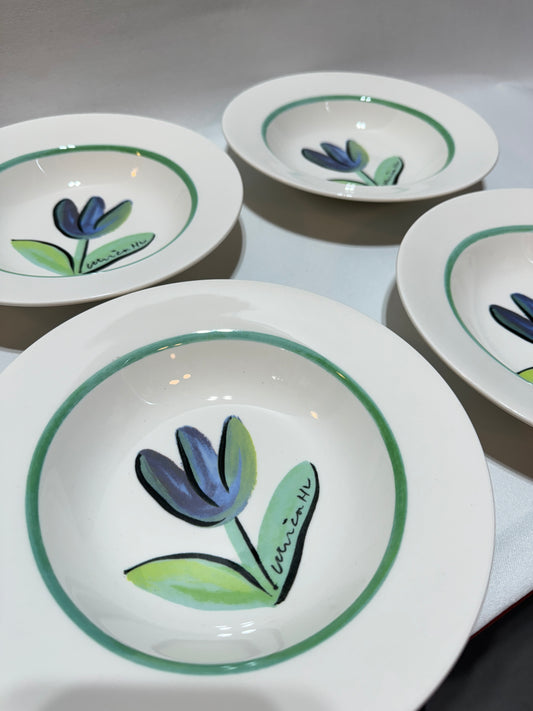 6 st Djuptallrikar ”Ulrica Hydman Vallien”