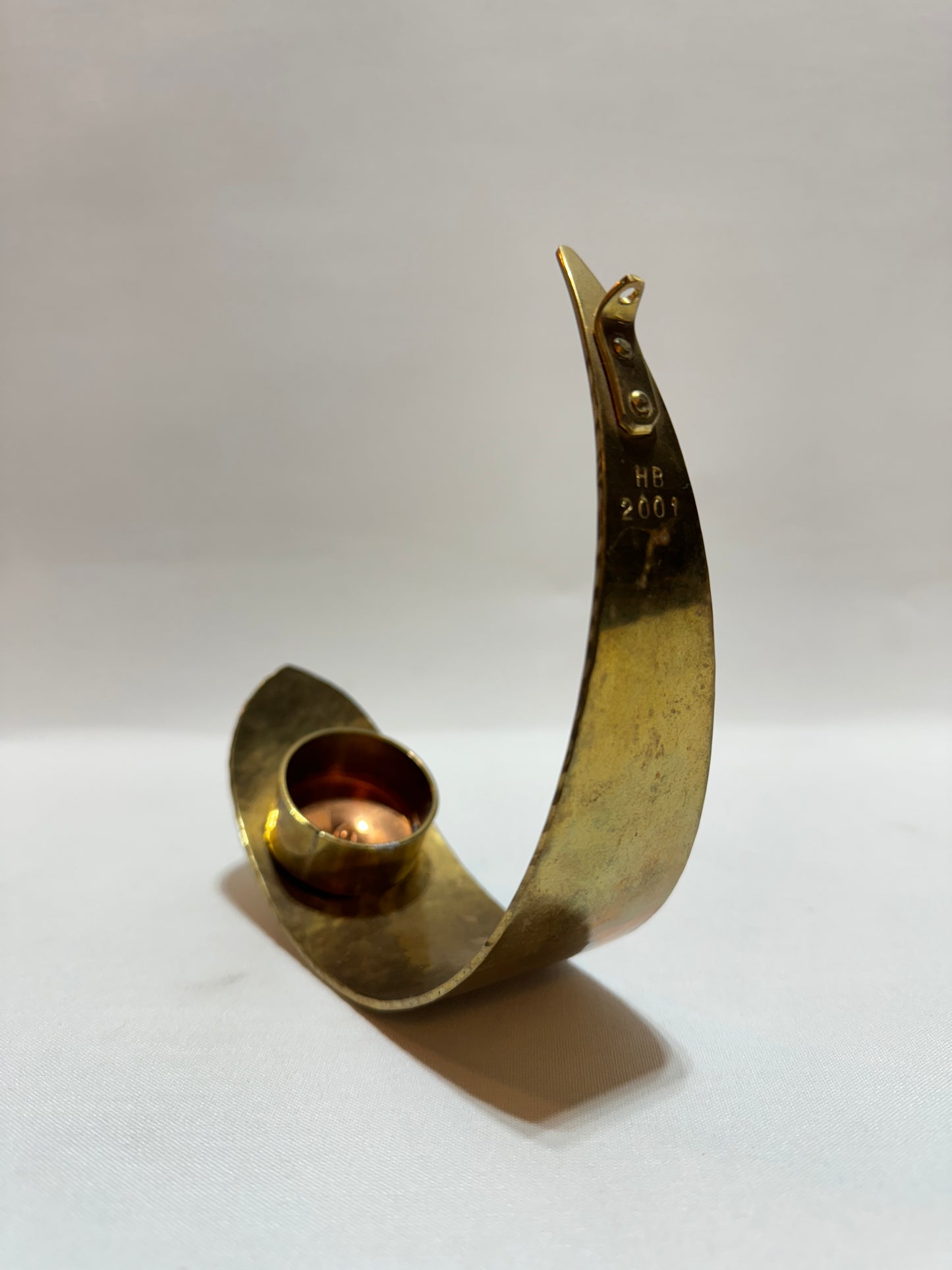 Väggljusstake Mässing