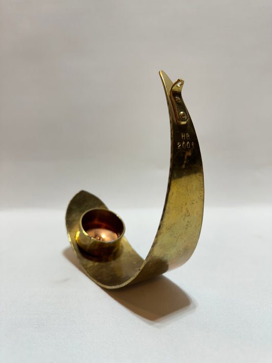 Väggljusstake Mässing