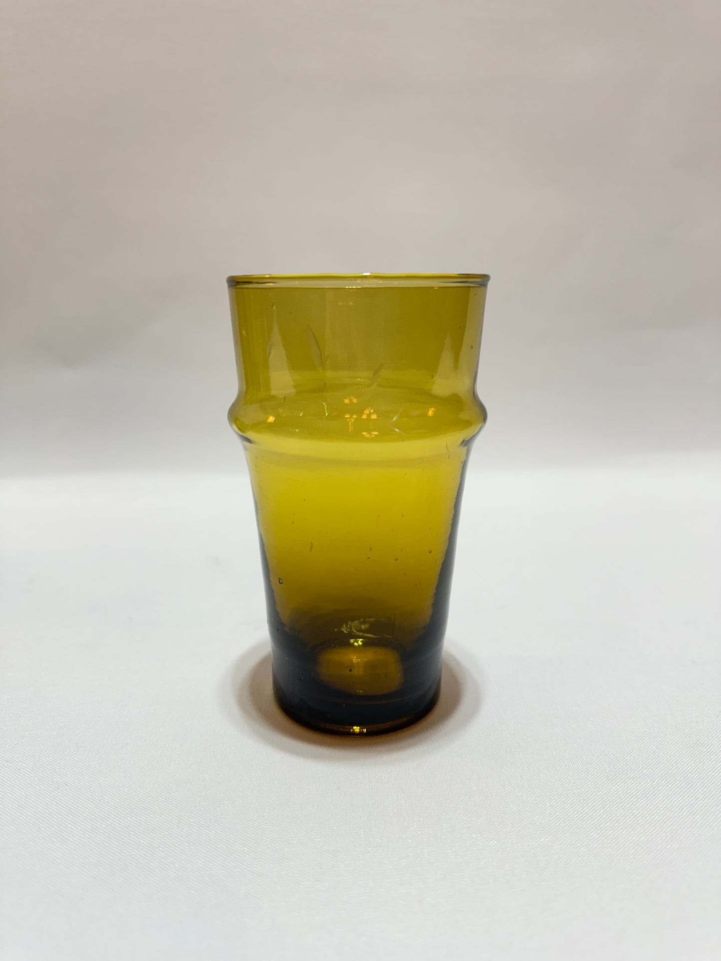 6 st Återvunna glas Olivgrön