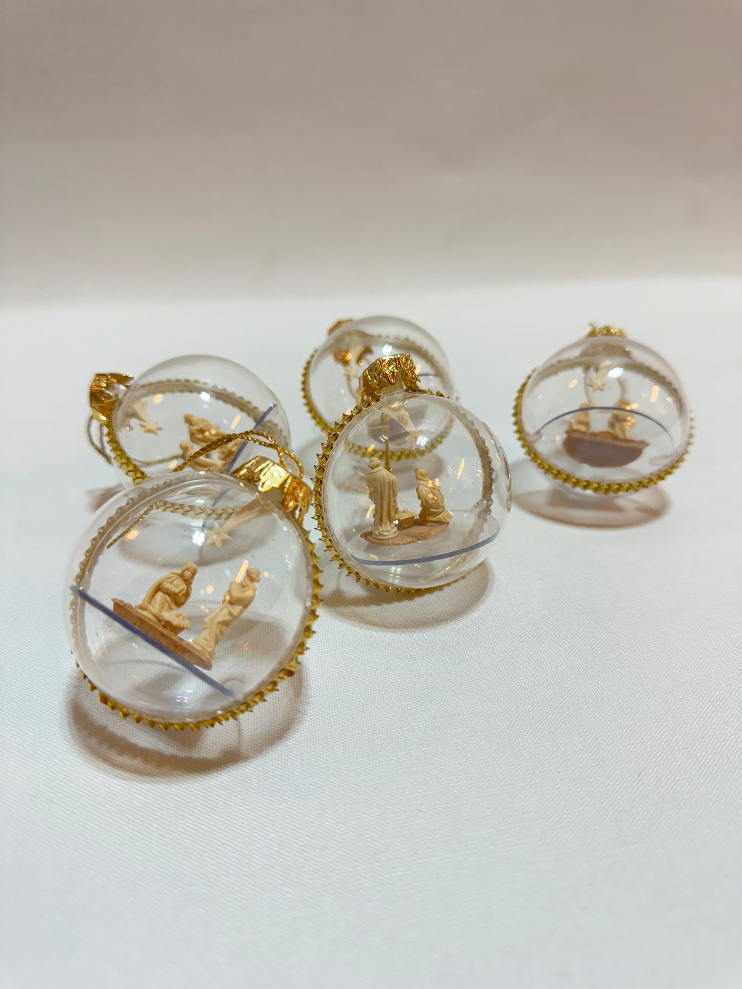 5 st Tyska julgranskulor